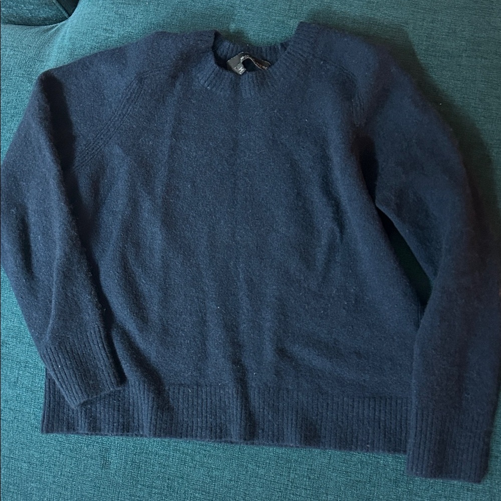 Classic Crewneck Sweater in Deep Navy